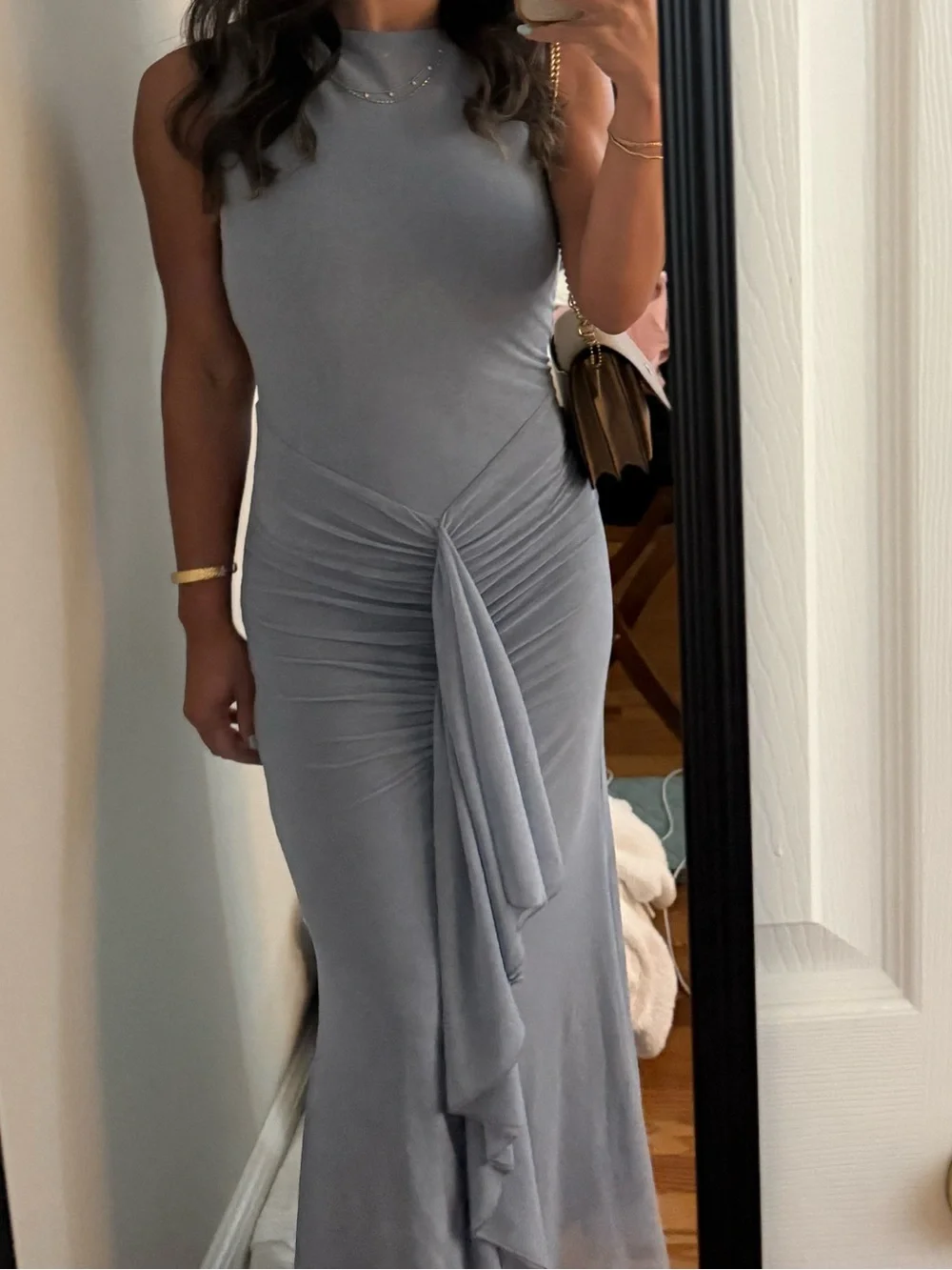 Lovers and Friends Ellie Maxi Dress in Dusk Blue - Picture 7 of 11